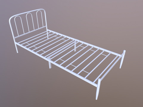 Тюремне ліжко 3D Модель