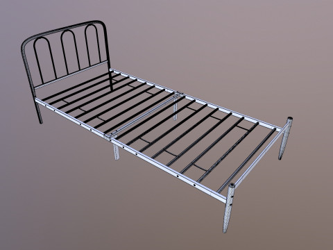 Тюремне ліжко 3D Модель