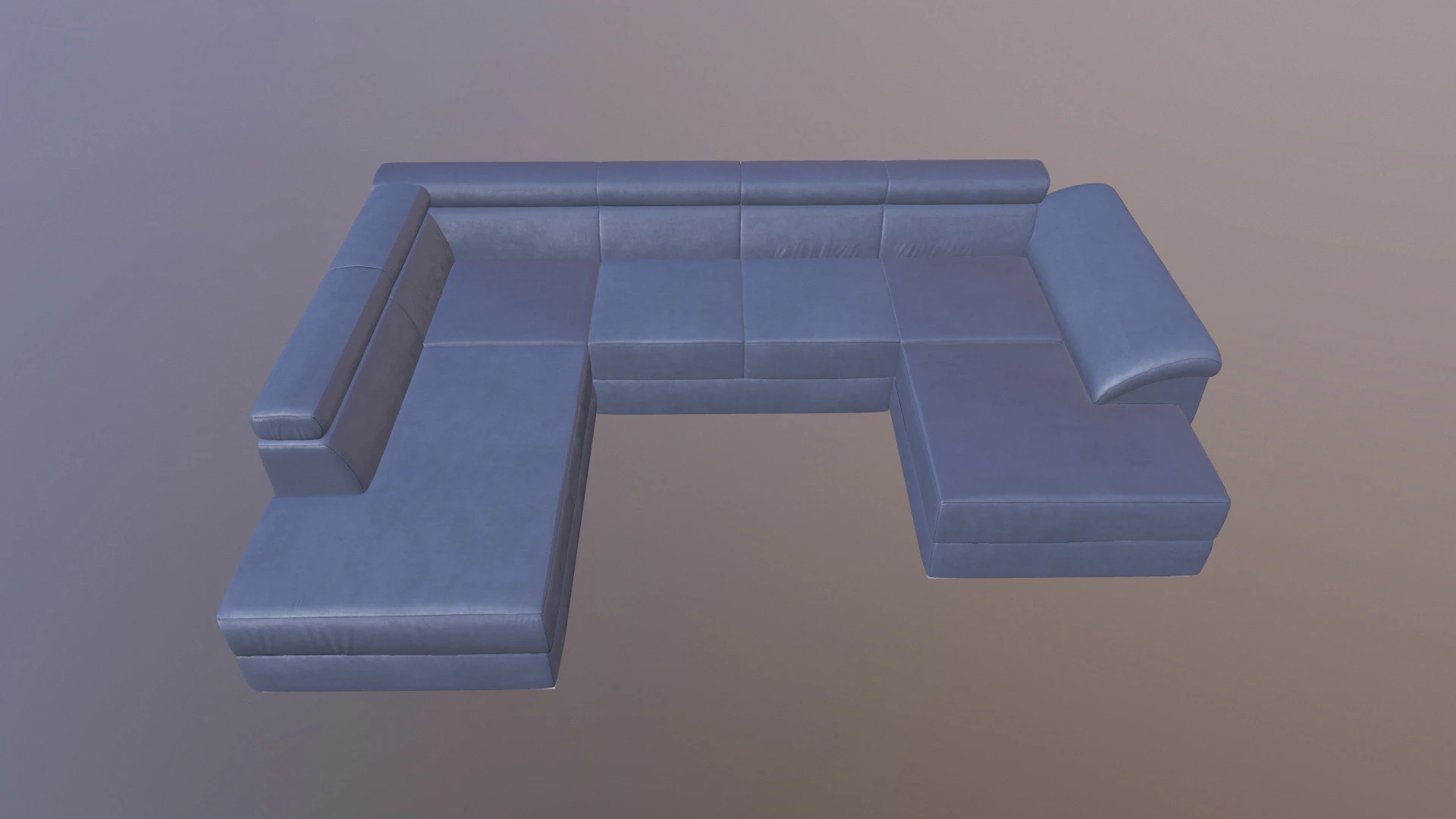 Sofa Set 3D Model .c4d .max .obj .3ds .fbx .stl .blend 