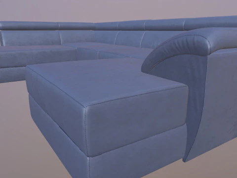 Sofa Set 3D Model