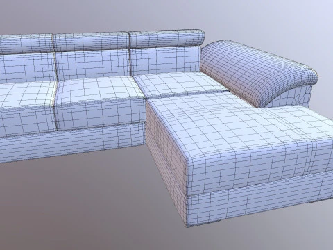 Sofa Set 3D Model