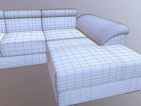 Sofa Set 3D Model