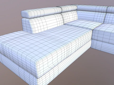 Sofa Set 3D Model