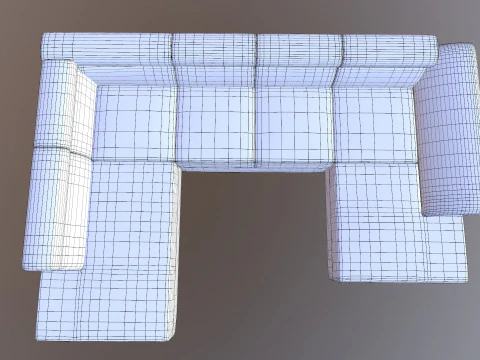 Sofa Set 3D Model