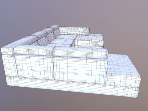 Sofa Set 3D Model