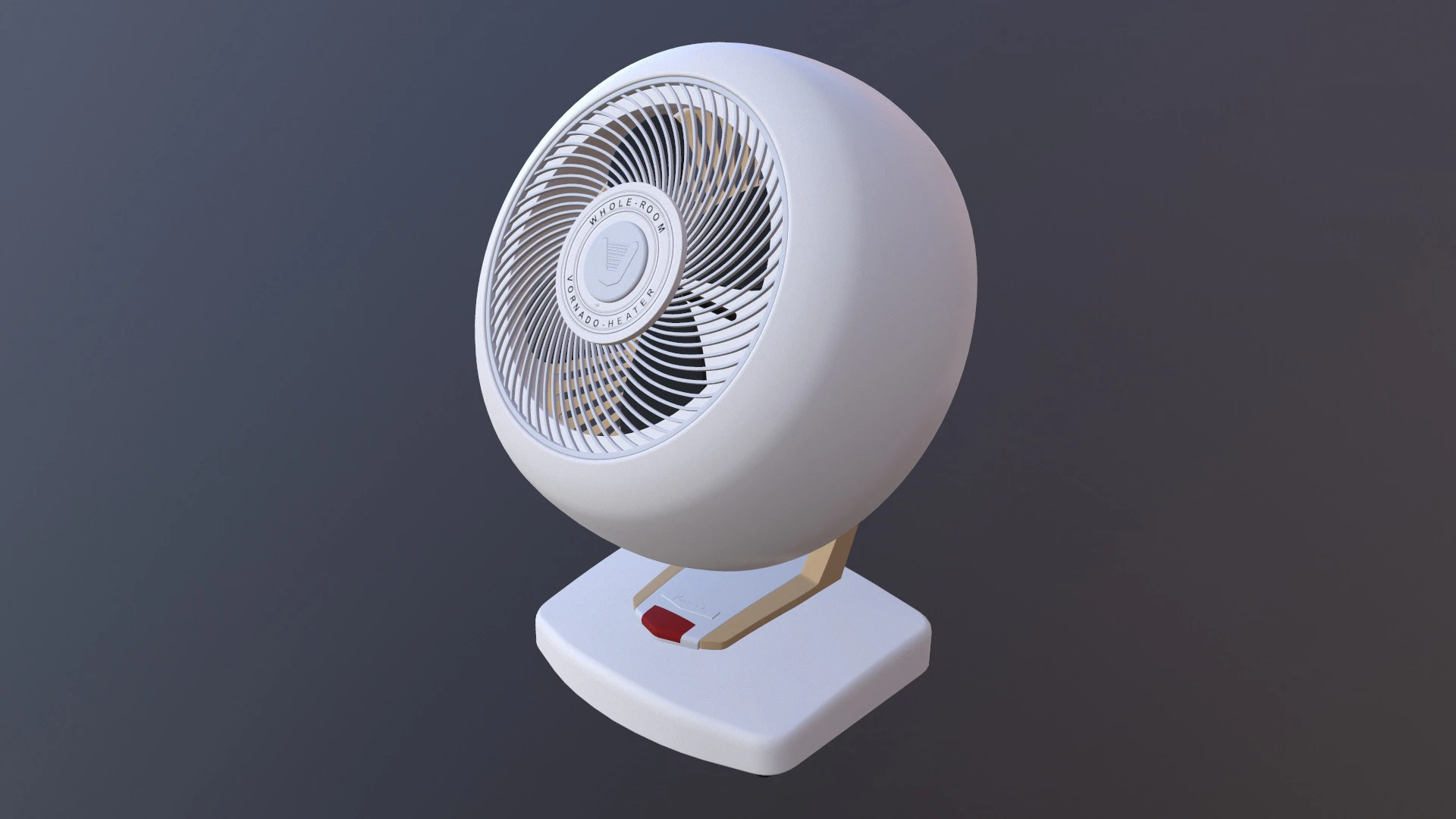 VORNADO HEATER 3D Model .c4d .max .obj .3ds .fbx .stl .blend