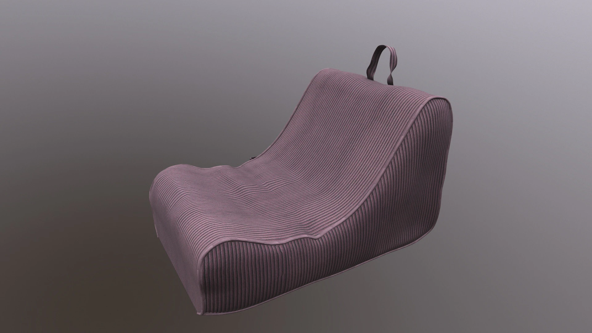 Bean Chair 3D Model .c4d .max .obj .3ds .fbx .stl .blend 