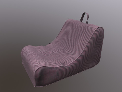 Sedia a fagiolo Modello 3D