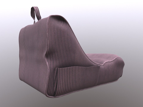 Kursi Kacang Model 3D