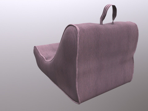 Kursi Kacang Model 3D