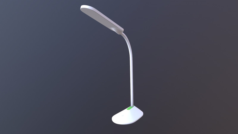 Studiertischlampe 3D Modell .c4d .max .obj .3ds .fbx .stl .blend 