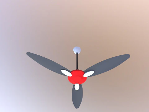 Ventilatore da soffitto Modello 3D