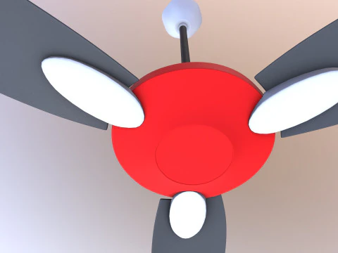 Ventilatore da soffitto Modello 3D
