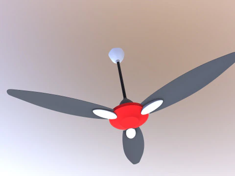 Ventilatore da soffitto Modello 3D