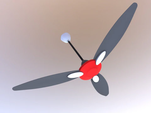 Ventilatore da soffitto Modello 3D