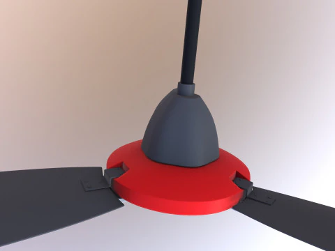 Ventilatore da soffitto Modello 3D