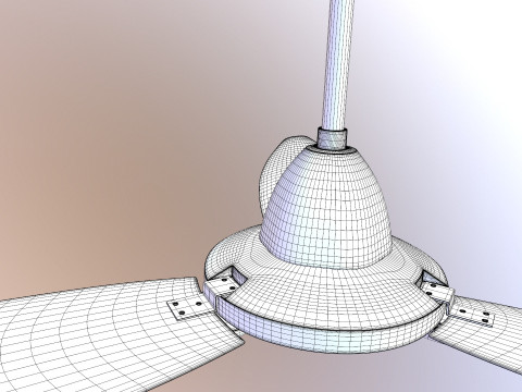Потолочный вентилятор 3D Модель