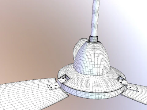Ventilatore da soffitto Modello 3D