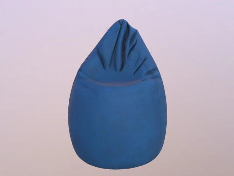 Saco de feij&atilde;o Modelo 3D