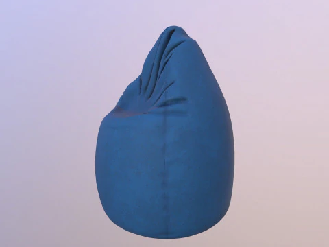 Saco de feij&atilde;o Modelo 3D