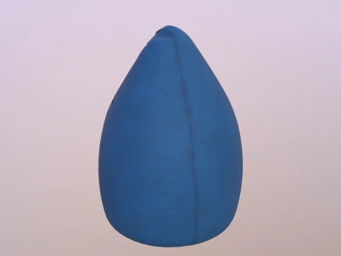 Saco de feij&atilde;o Modelo 3D