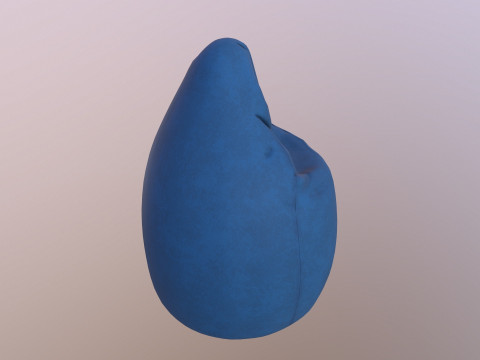 Torba fasolowa Model 3D