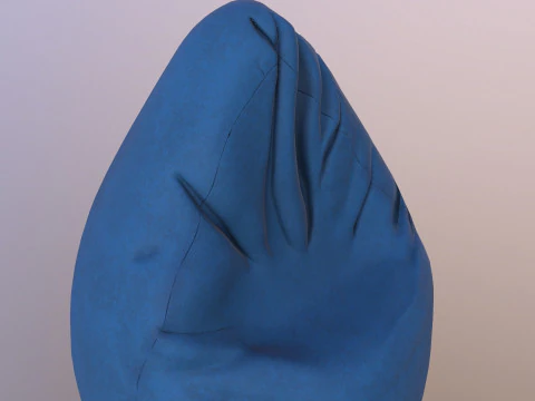 Saco de feij&atilde;o Modelo 3D