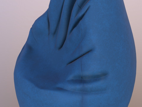 Torba fasolowa Model 3D