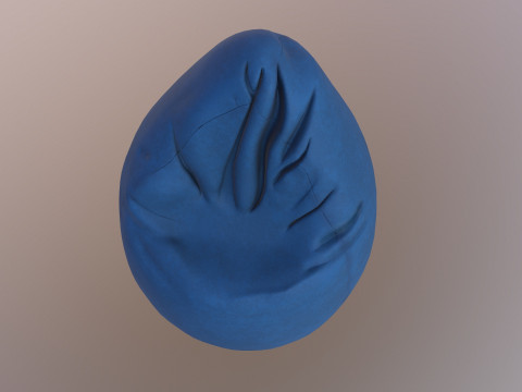 Torba fasolowa Model 3D