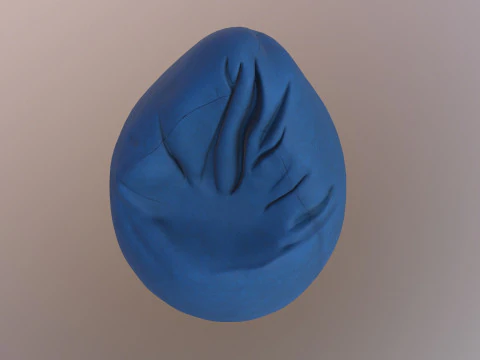 Saco de feij&atilde;o Modelo 3D