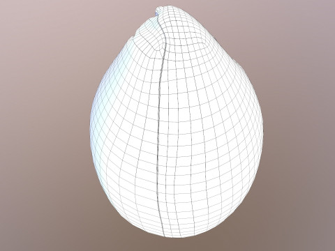 Torba fasolowa Model 3D