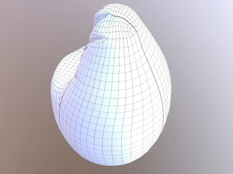 Saco de feij&atilde;o Modelo 3D