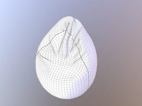 Saco de feij&atilde;o Modelo 3D