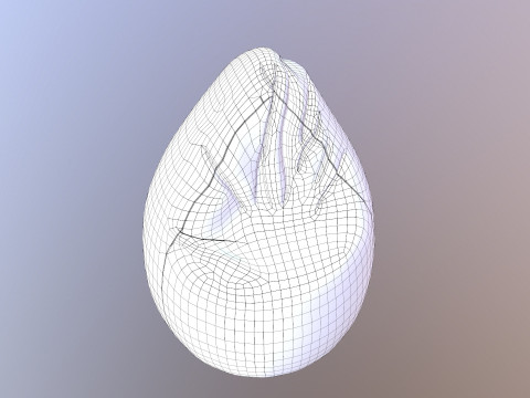 Torba fasolowa Model 3D