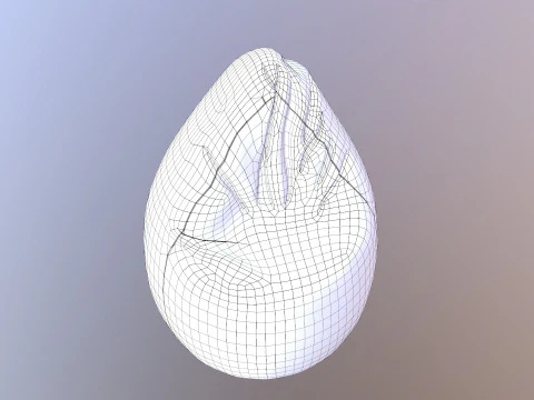 Saco de feij&atilde;o Modelo 3D