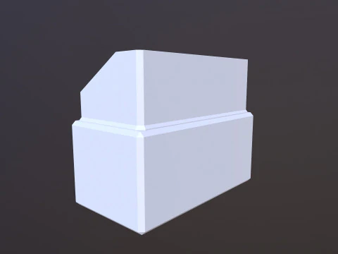 Jewellery Box Cosmetic Storage 3D Model