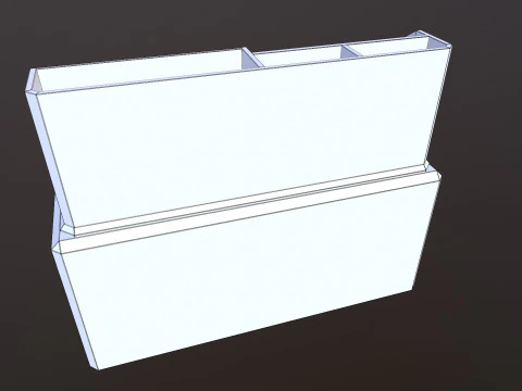 Jewellery Box Cosmetic Storage 3D Model