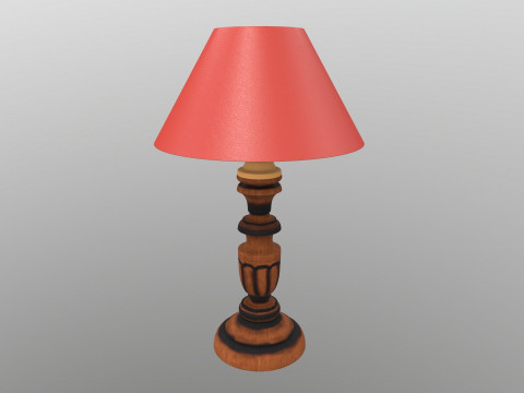 Lampu meja Model 3D