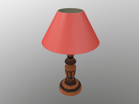 Lampu meja Model 3D