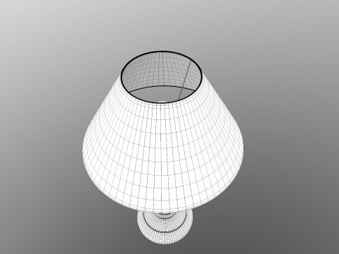 Lampu meja Model 3D