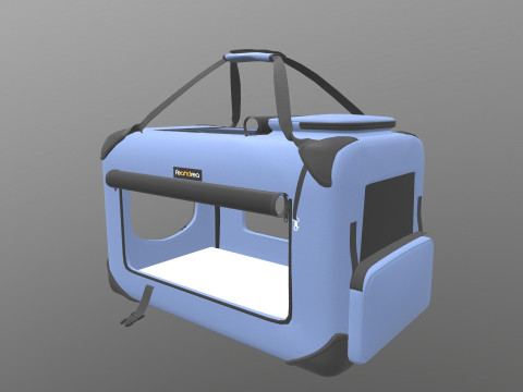 Opvouwbare draagbare zachte dierendraagtas 3D Model