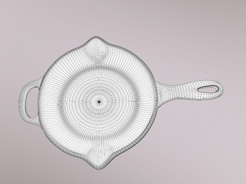 フライパン 3Dモデル