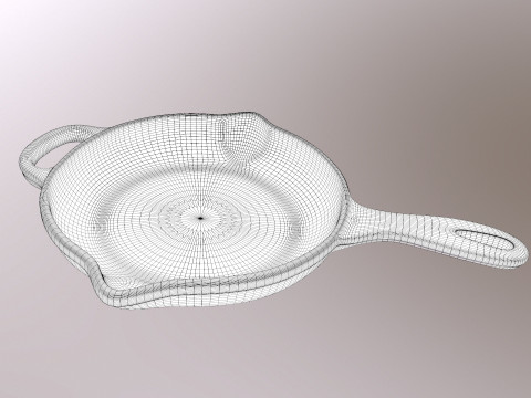 フライパン 3Dモデル