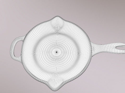 フライパン 3Dモデル