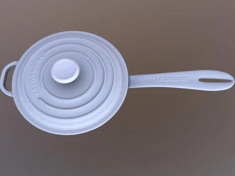Iron Saucepan 3D Model