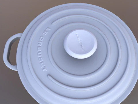 Iron Saucepan 3D Model