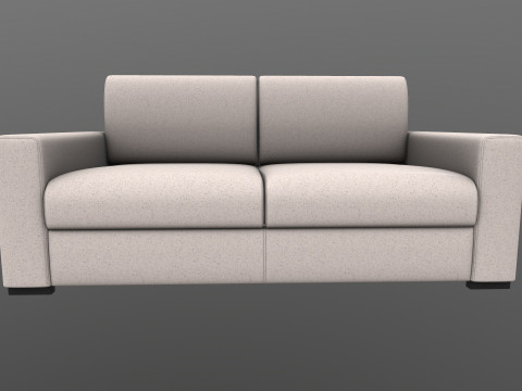 Sofa 2 Seater 3D Model