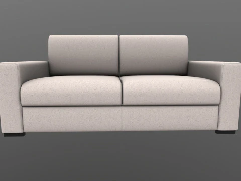 Sofa 2 Seater 3D Model