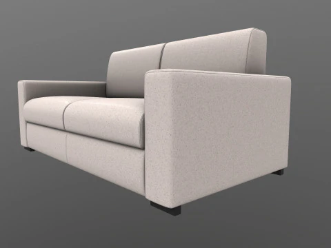 Sofa 2 Seater 3D Model