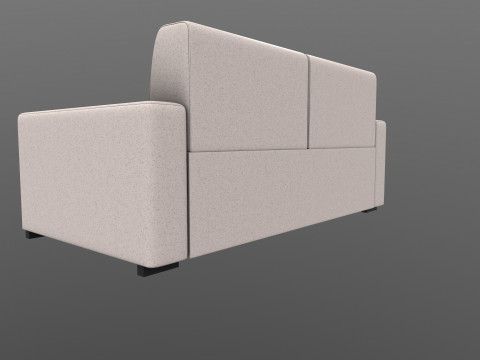 Sofa 2 Seater 3D Model